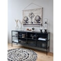 Pikkukuva 3 / 3: Fransk Stall lanterna m timer - 2 storlekar Chic Antique Grey Höjd 63 cm