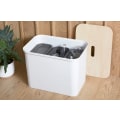 Miniatyrbild 2 av 4: SmartStore Collect 76L m lock och insatser Vit Vit