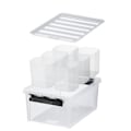 Miniatyrbillede 1 af 4: Förvaringsbox m lock & 6 insatser SmartStore Classic 15 Black
