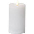 Miniatyrbillede 1 af 4: Blockljus Flamme 15 cm LED m timer, vit White