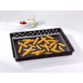 Miniatyrbillede 2 af 2: Ugnslåda / Grillkorg Krisp 18x28x3 1,5L NoStik Black