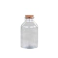 Pikkukuva 1 / 4: Mjölkflaska m korklock - flera storlekar Chic Antique Transparent H18/D8,5 7dl