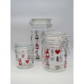 Miniatyrbillede 3 af 3: Glasflaska med tomtar, 1 L Multicolor