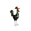 Miniatyrbillede 1 af 3: Tupp Hebbe 60 cm Dekoration Multicolor