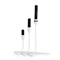 Miniatyrbillede 1 af 2: Ljusstake Large 26 cm Born in Sweden Puzzle White 26 cm