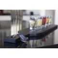 Miniatyrbillede 4 af 4: Shotbricka m 6 st glas 50 cm Black