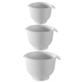 Pikkukuva 2 / 2: Vispskål set 1,5+2+3 L Gastromax White