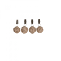 Miniatyrbillede 1 af 2: Duktyngd 4st Knop Jute Nature Jute