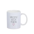 Pikkukuva 2 / 3: Mugg Världens bästa Morfar eller Mormor White Mormor