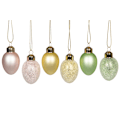 Pikkukuva 2 / 4: Ägg/Häng Glas Mix Pastell 12-pack Påskägg Multicolor