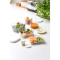 Miniatyrbild 2 av 4: Matförvaring/burk 0,45L rund 2 pack Smartstore grå