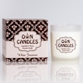 Miniatyrbillede 1 af 2: Doftljus Glasburk OWN Candles White