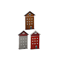 Miniatyrbillede 1 af 3: Hus i trä 15x25cm Different Design Multicolor