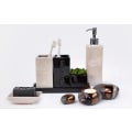 Miniatyrbillede 2 af 2: Diskborstvas/tandborstvas Kub Caddy Cult Design Black