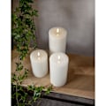 Miniatyrbillede 3 af 4: Blockljus Flamme Flow Big LED 27,5 cm White