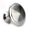 Miniatyrbild 1 av 2: Knoppar 2-pack - Enkla knoppar i metall - Silverfärg Silver