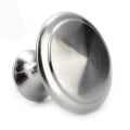 Pikkukuva 1 / 2: Nupit 2-pakkaus - Yksinkertaiset metalliset nupit - Hopeanvärinen Silver