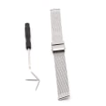 Miniatyrbilde 1 av 4: Klockarmband mesh - Svart eller Silver 14 mm Silver