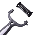 Miniatyrbilde 3 av 4: Smart roterende skreller 3-i-1 Black