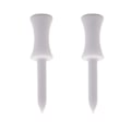 Miniatyrbilde 1 av 4: Golfplugger i plast / Castleplugger 24 mm (40 stk) White