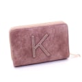 Miniatyrbillede 1 af 4: Damepung Zip Around Clutch Letter - Flere farver Pink