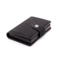 Miniatyrbilde 2 av 6: Kortfutteral Card Case Fold Out Alu / Lær - Svart Black