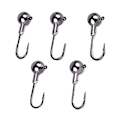 Miniatyrbilde 2 av 2: Jigghuvud Grå 5 gram 5-pack - Flera vikter 5 gram