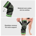 Miniatyrbillede 2 af 3: Stabiliserande knäskydd med straps - Flera storlekar Black M