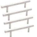 Miniatyrbilde 1 av 3: 4-pack handtag - Rostfritt stål 15 cm Silver