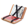 Miniatyrbild 4 av 4: Smart korthållare - Magic Wallet läder Brun