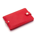 Miniatyrbilde 3 av 4: Sammenleggbar solid ID-holder / kortholder + lang stropp - Velg farge Red