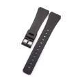 Miniatyrbilde 1 av 3: Klockarmband Silikon Stilrent Svart - Välj storlek Black 22 mm
