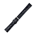 Miniatyrbilde 3 av 3: Elegant klockarmband i konstläder - Välj storlek / färg Black 22 mm