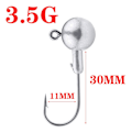 Miniatyrbilde 2 av 2: Jigghode 3,5 gram 5-pakning