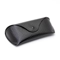 Miniatyrbillede 1 af 3: Semi Hardcase Ternet Brilleetui / Solbrilleretui Black