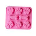Miniatyrbilde 2 av 2: Silikonform for baking / sjokolade - Labber og hundeben