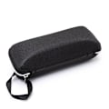 Miniatyrbillede 3 af 3: Medium Hardcase Brilleetui / Solbrilleretui i kanvasstof Black
