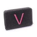 Miniatyrbillede 1 af 4: Damepung Zip Around Clutch Letter - Flere farver Black