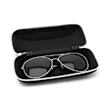 Miniatyrbillede 2 af 3: Medium Hardcase Brilleetui / Solbrilleretui i kanvasstof Black