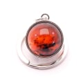 Miniatyrbillede 1 af 3: Nøglering med planet i glas - Mars Red