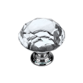 Pikkukuva 2 / 2: 2 kpl nuppia - Timantti / Kristalli hopeoidulla jalalla 20 mm Silver