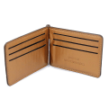 Miniatyrbillede 2 af 2: Meleret kortholder med money clip - Brunsort Brown