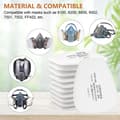 Miniatyrbilde 4 av 5: 3M 6001 Karbon Åndedrettsfilter + 60 stk Bomull, passer til 6200/6800/7502 masker