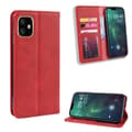 iPhone Plånboksfodral - Välj Färg Läderfodral Red 17 Pro Max
