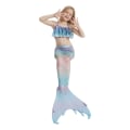 Miniatyrbild 3 av 4: Adult Mermaid Tail, NO Monofin - Set för vuxna och tonåringar med underkläder E503 130