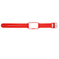 Pikkukuva 1 / 10: Säädettävä 20 mm vedenkestävä pehmeä silikoninen ranneke kotelolla, kevyt OPPO Free Red + Red Shell
