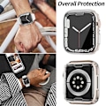 Pikkukuva 7 / 8: kpl Apple Watch Case Tpu näytönsuoja Transparent färg 45mm