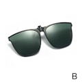 Miniatyrbillede 1 af 11: Polariserede Clip On Flip Up-solbriller over recept og Readi green One-size