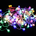 Miniatyrbilde 6 av 10: DC24V 10m 100LED Vanntette Fargerike Vanndråpe Lyslenker for Juledekorasjon