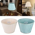 Miniatyrbillede 9 af 10: 2 stk. E27 Moderne Stof Lampskærme Bordlampe til Stue & Soveværelse Dekoration